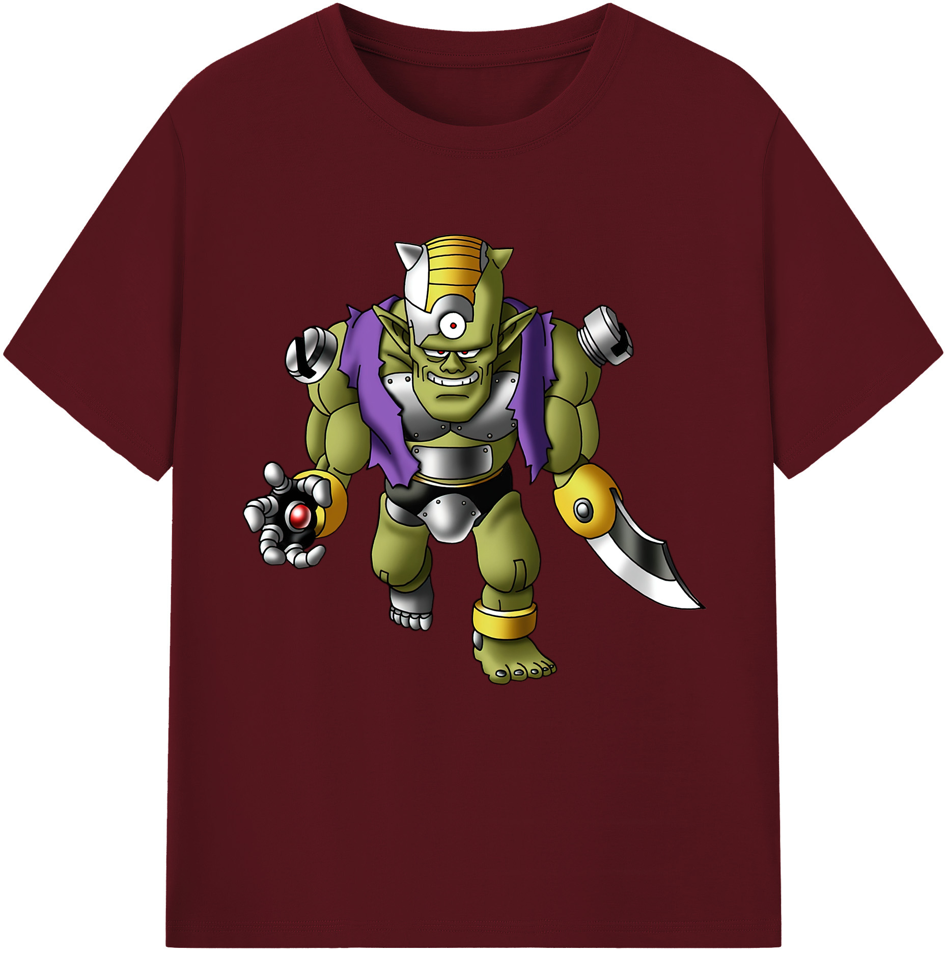 （画像用） ドラゴンクエスト Doragon Kuesuto Dragon Quest 綿100％半袖Tシャツ（フロントプリント）